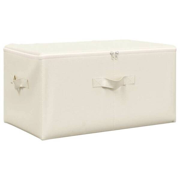 vidaXL Aufbewahrungsbox creme B/H/L: ca. 34x23x43 cm