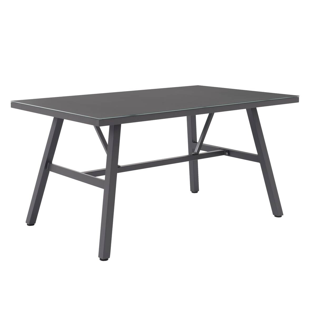 POCOline Gartensitzgruppe Alicante grau Alu