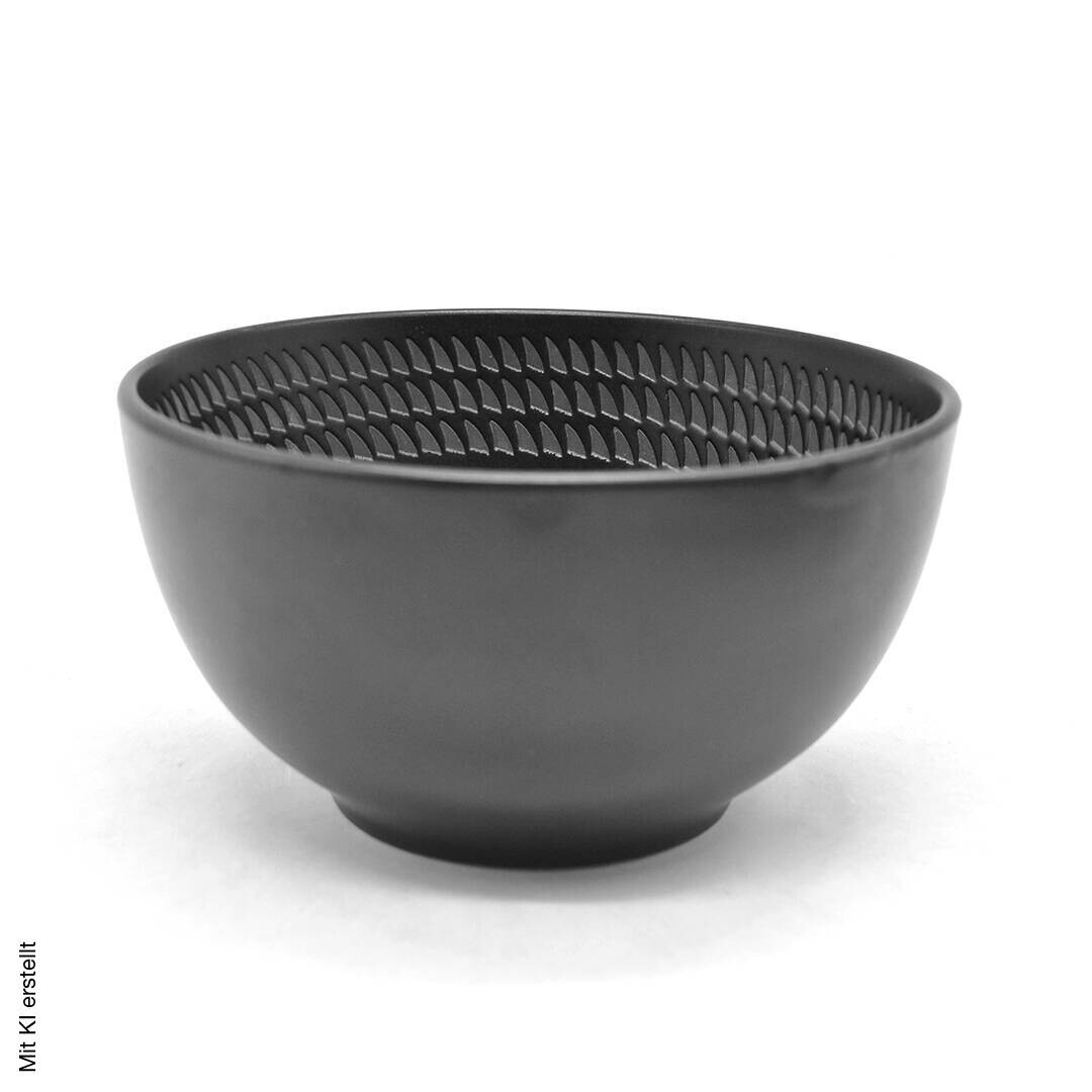 ECHTWERK Kombiservice BlackStyle schwarz Steingut 30 tlg.