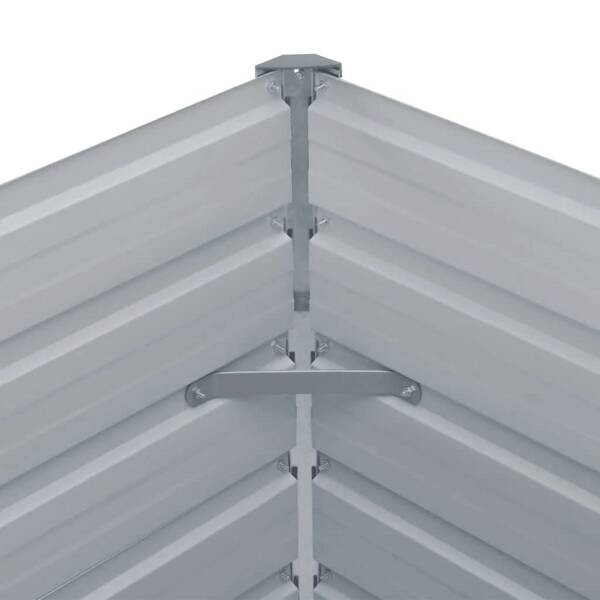 Hochbeet grau Metall B/H/L: ca. 80x45x160 cm