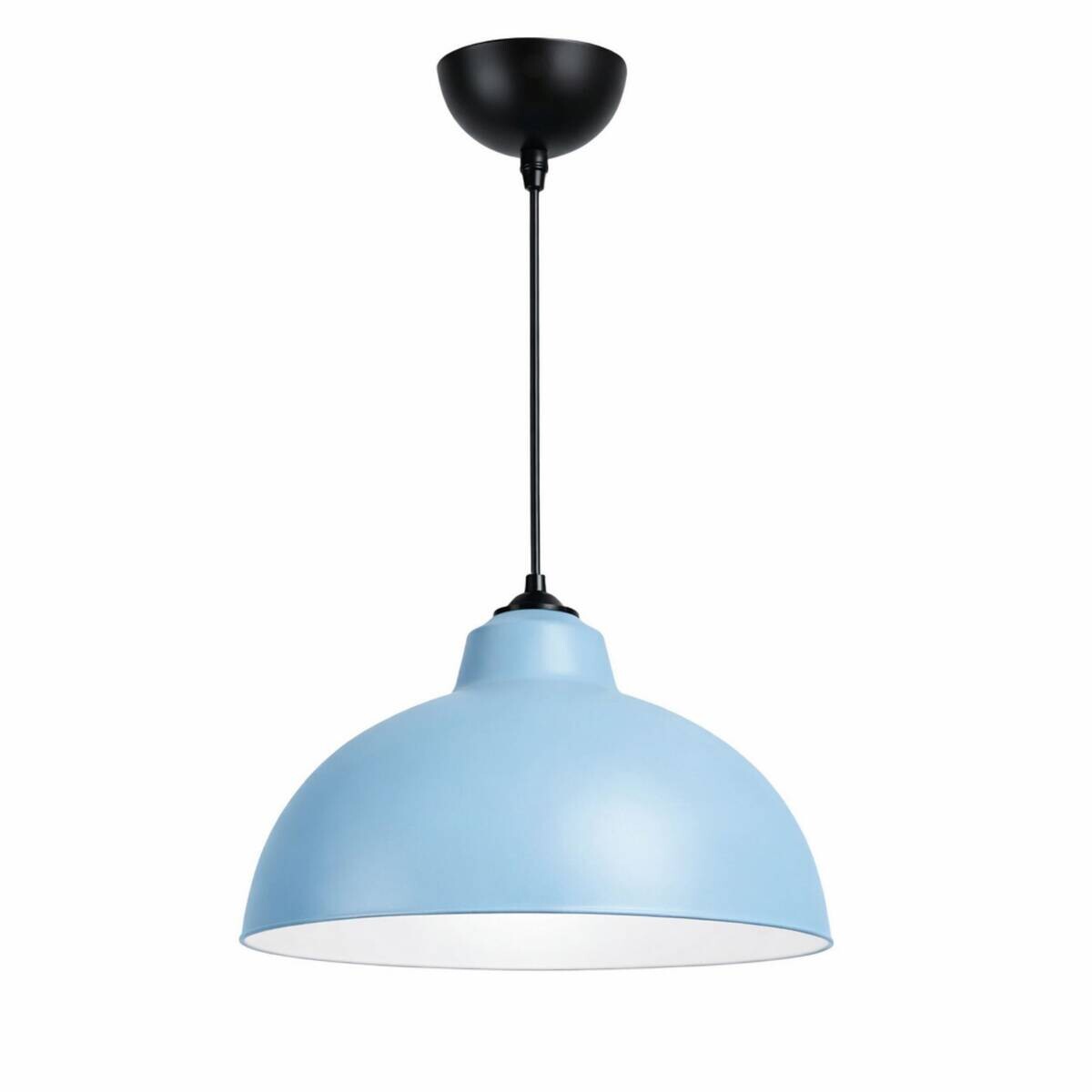 Opviq Pendelleuchte blau B/H/T: ca. 35x100x35 cm E27 1 Brennstellen