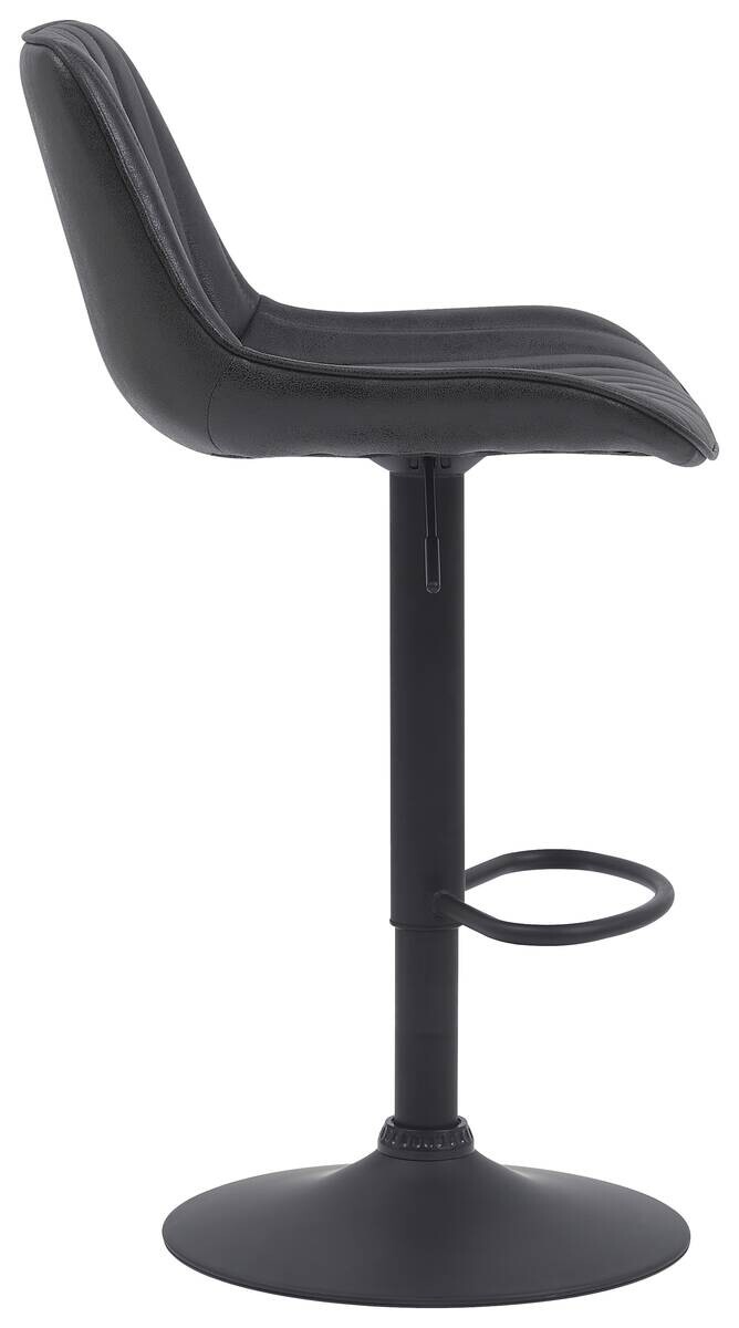 Barhocker Sabine anthrazit Microfaser B/H/T: ca. 44x88x54 cm