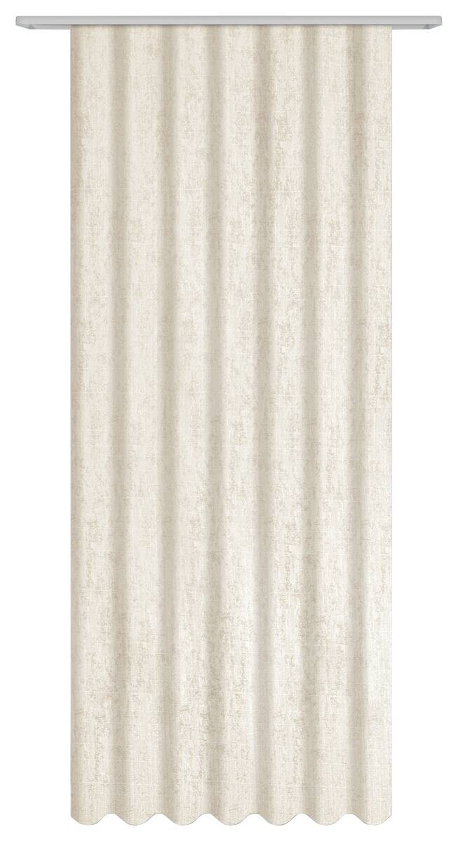 Dekovorhang Eden champagner 100% Polyester B/L: ca. 135x245 cm
