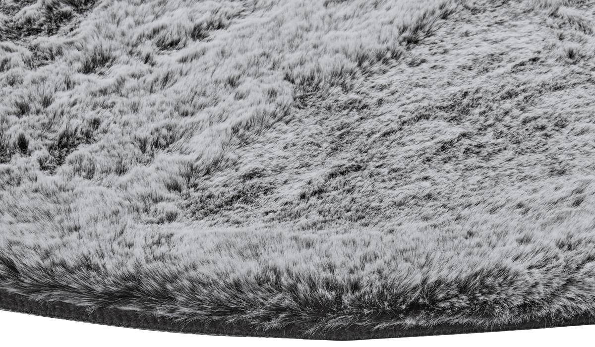 Fellimitat Maya Silbergrau D: ca. 120 cm