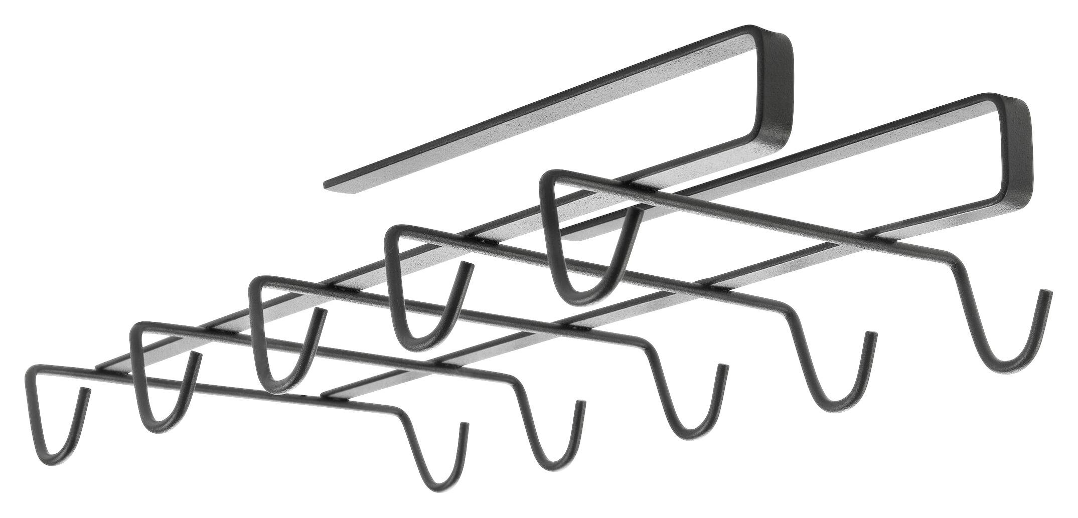 Metaltex Tassen/Becherhalter mattschwarz Metall B/H/L: ca. 14x6x28 cm