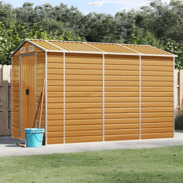 vidaXL Gartenhaus braun B/H/T: ca. 191x198x300 cm