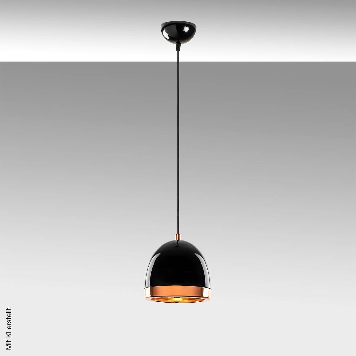 Opviq Pendelleuchte Mugo-10635 schwarz gold Metall B/H/T/L/D: ca. 17x114x17x17x17 cm E27 1 Brennstellen