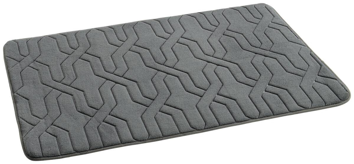 POCOline Badematte anthrazit 100% Polyester B/L: ca. 60x100 cm