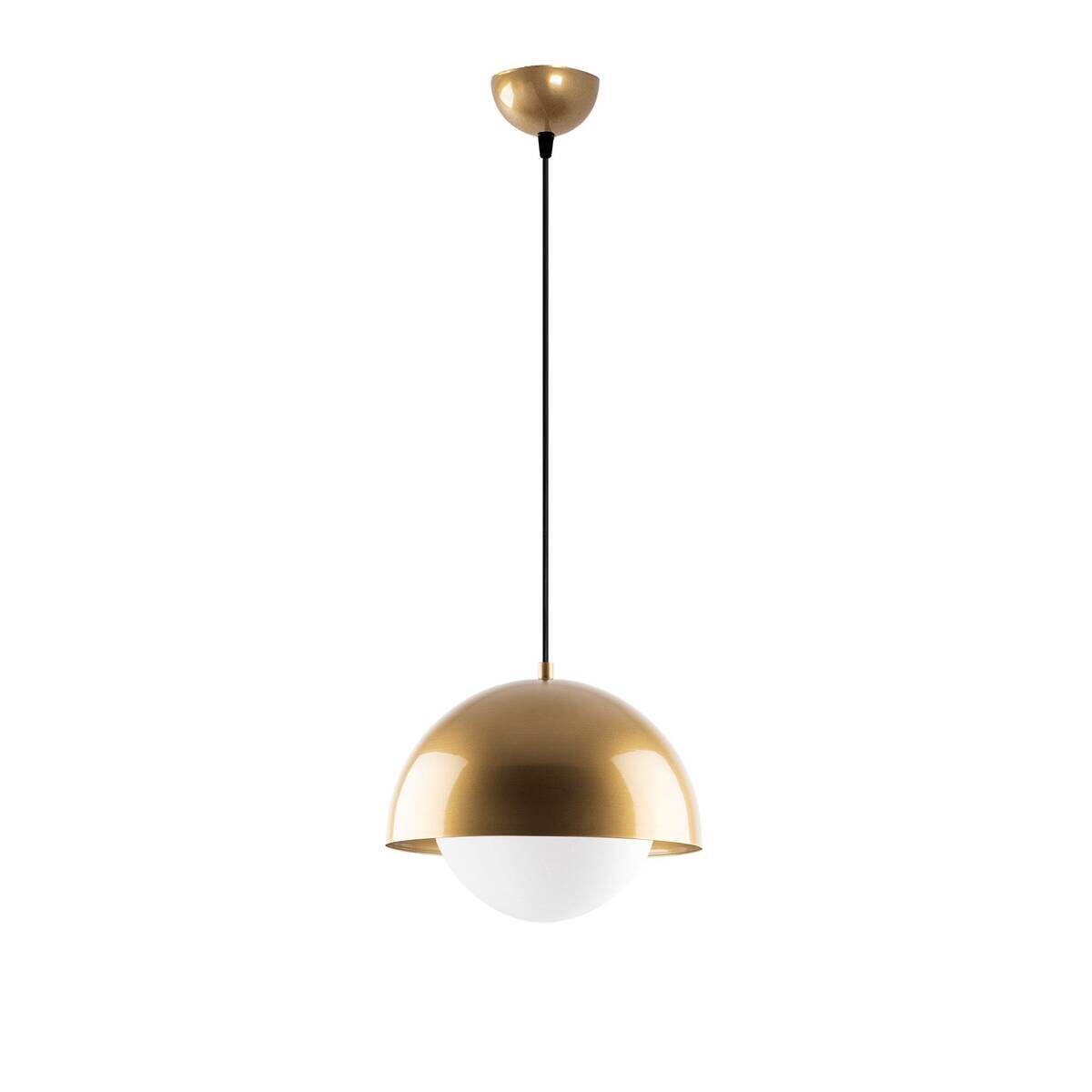 Opviq Pendelleuchte Camgoz-11029 gold Metall Glas B/H/T/L/D: ca. 30x108x30x30x30 cm E27 1 Brennstellen