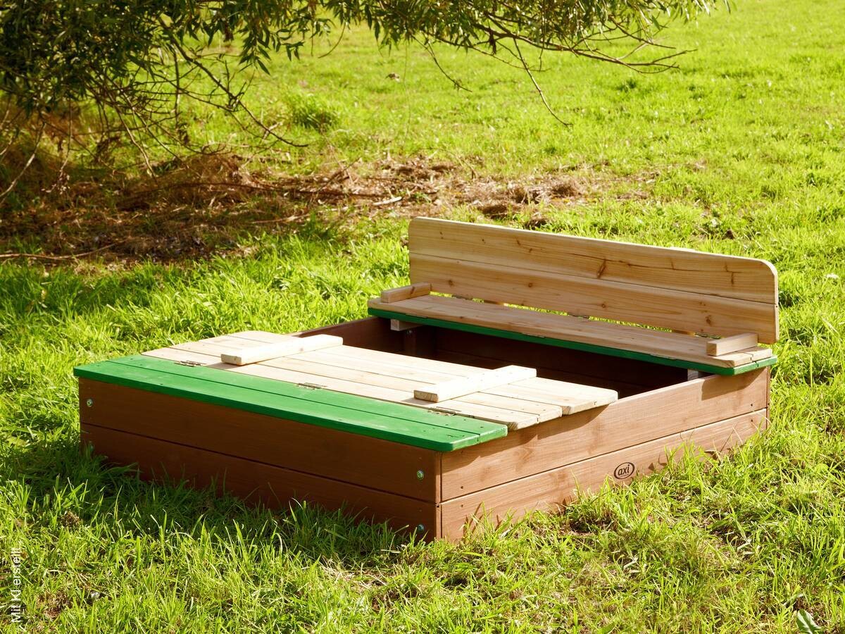 AXI Sandkasten Ella braun Holz B/H/L: ca. 95x20x100 cm