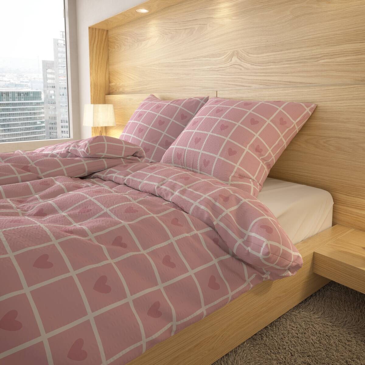 Microfaser Bettwäsche Seersucker