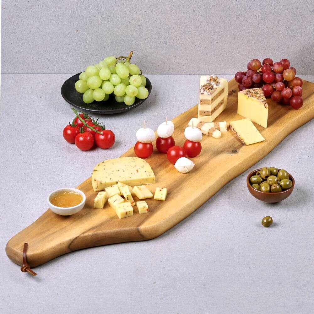 Kesper Servierbrett natur Akazie B/H/L: ca. 3,5x20x72 cm