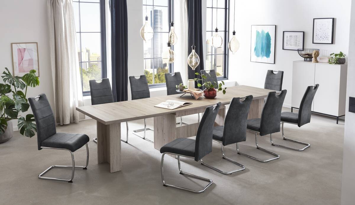 Esstisch LIA II Eiche Sand Nachbildung B/H/T: ca. 160x76x90 cm