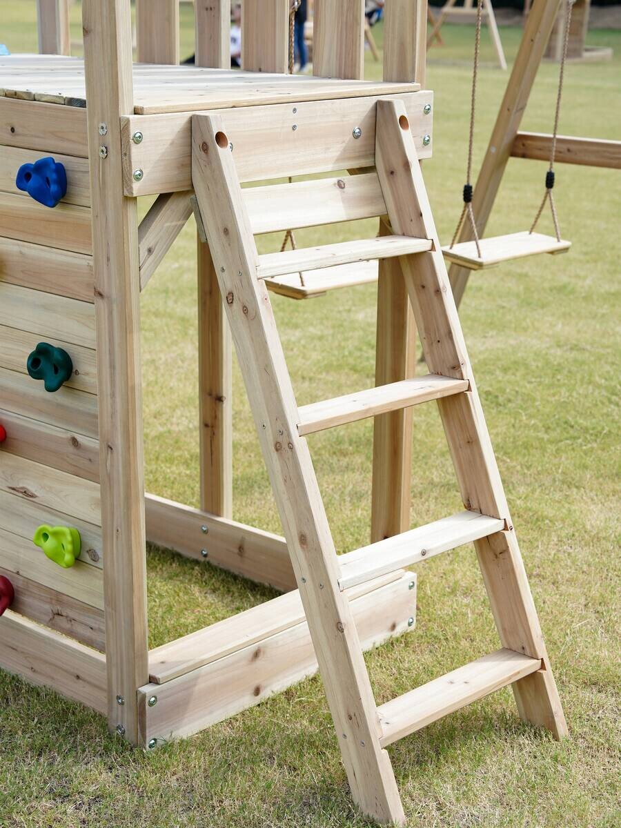AXI Spielturm Moos braun B/H/L: ca. 342x267x375 cm