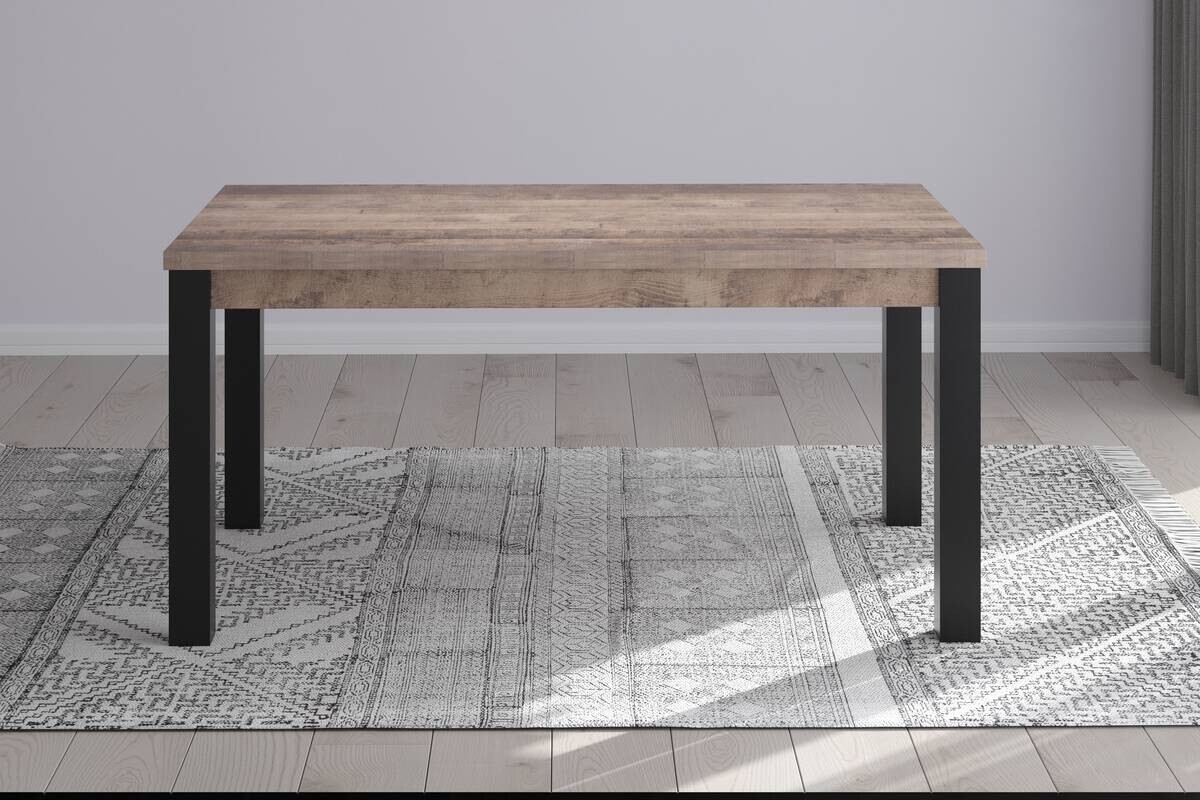 Tisch Emile Eiche Tabak Nachbildung B/H/T: ca. 160x77x90 cm