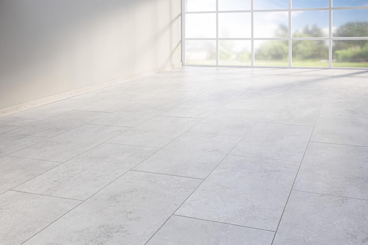 EGGER Laminatboden Kreidefliese ca. 2,5349 m² im Paket B/L: ca. 34x130,5 cm pro Paket