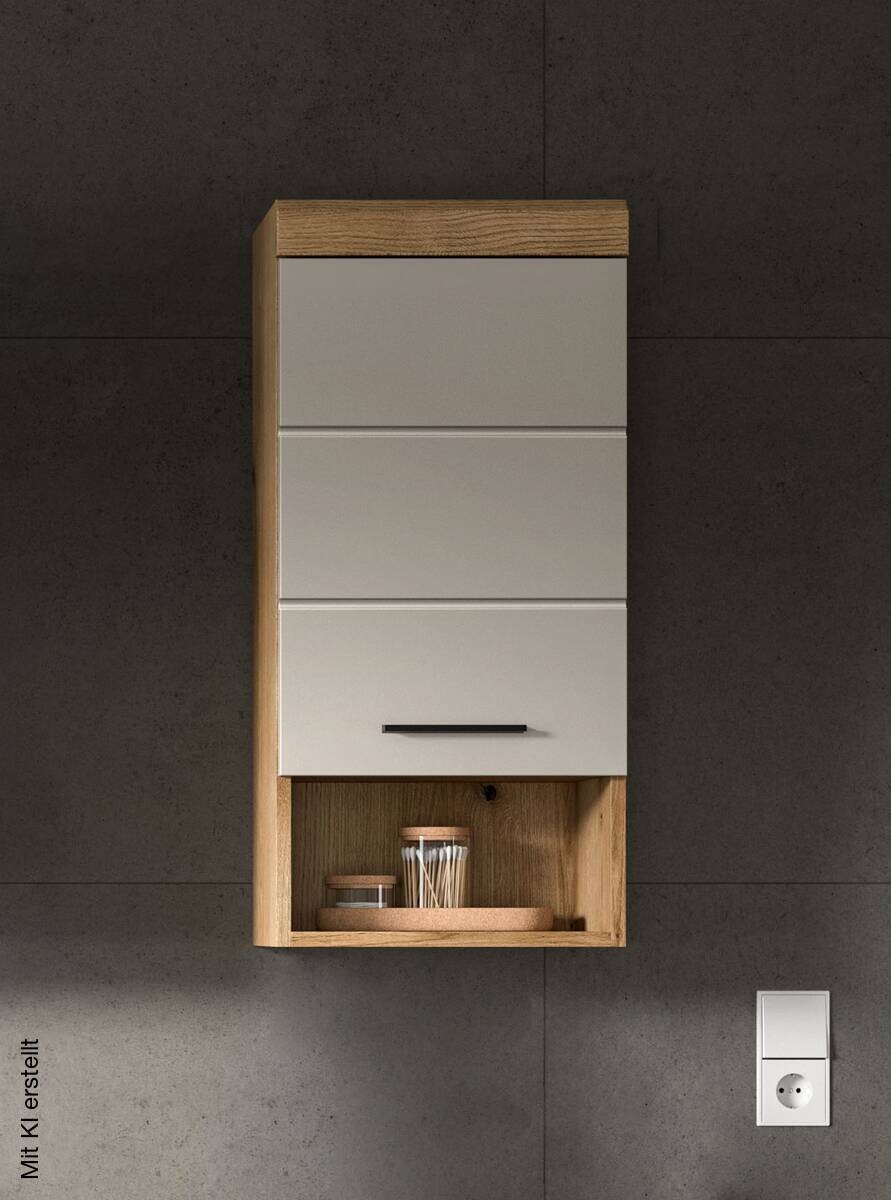 Badhängeschrank Scout Evoke Oak Nachbildung Kaschmirgrau Nachbildung B/H/T: ca. 37x79x24 cm