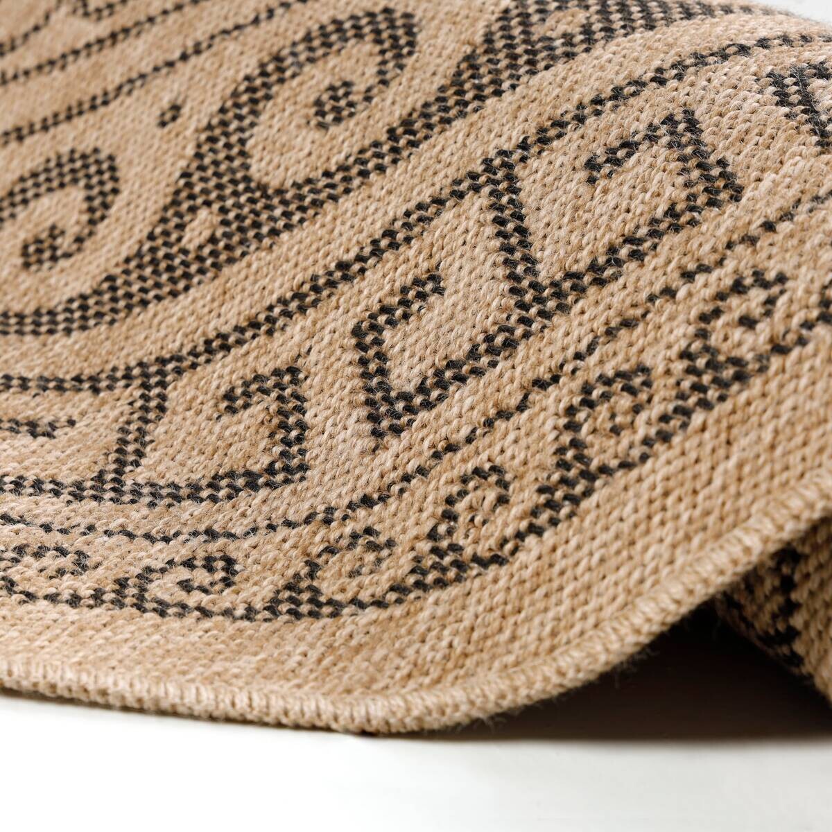 Ayyildiz Teppich COMILLA schwarz D: ca. 80 cm