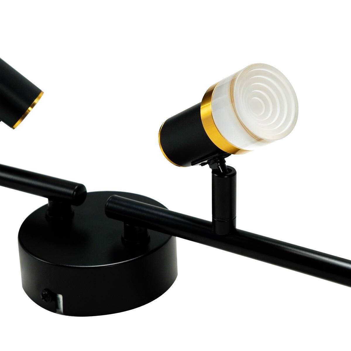POCOline LED-Spot Giulia schwarz Kupfer B/H/L: ca. 12x8x56 cm 4 Brennstellen