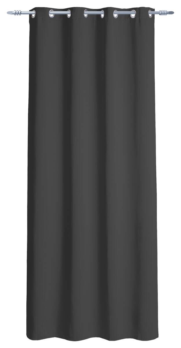 Ösenvorhang Verona anthrazit B/L: ca. 140x245 cm