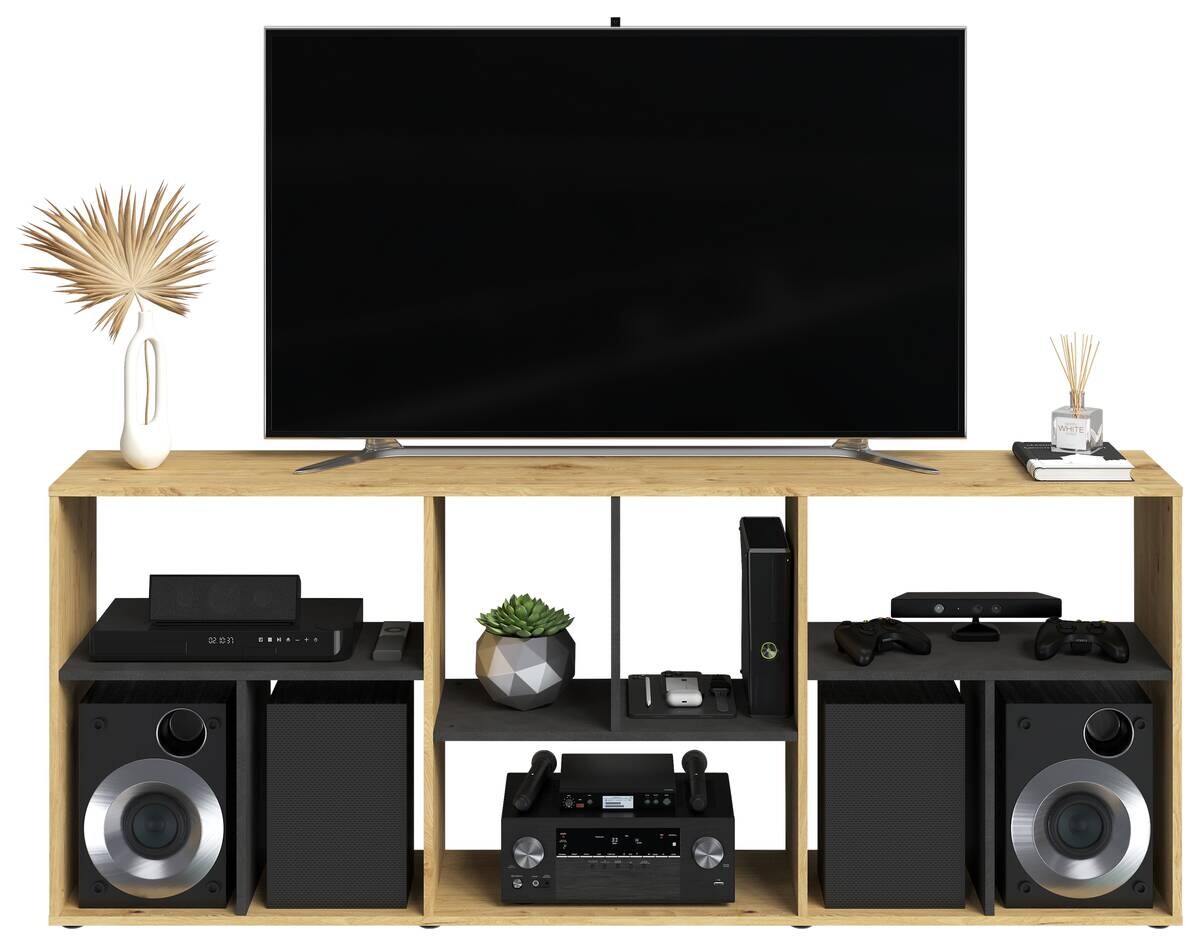 Regal Eiche Artisan Nachbildung B/H/T: ca. 186x71x33 cm