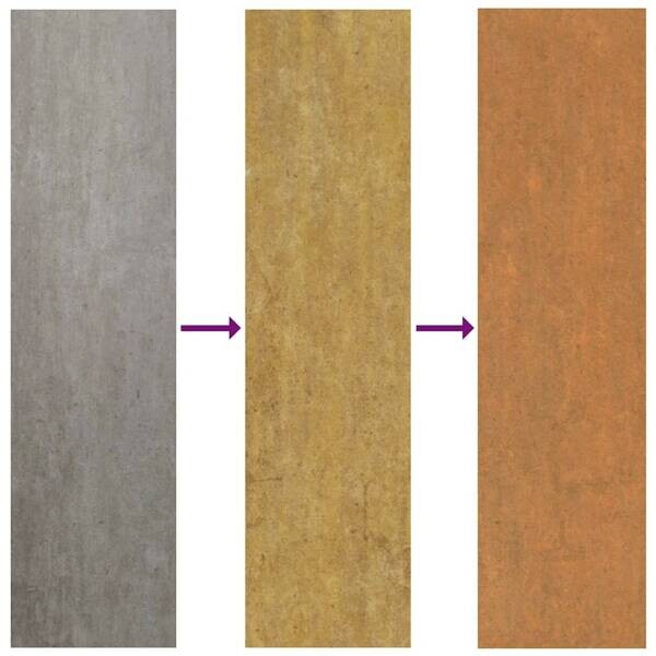 Hochbeet braun Stahl B/H/L: ca. 40x45x160 cm