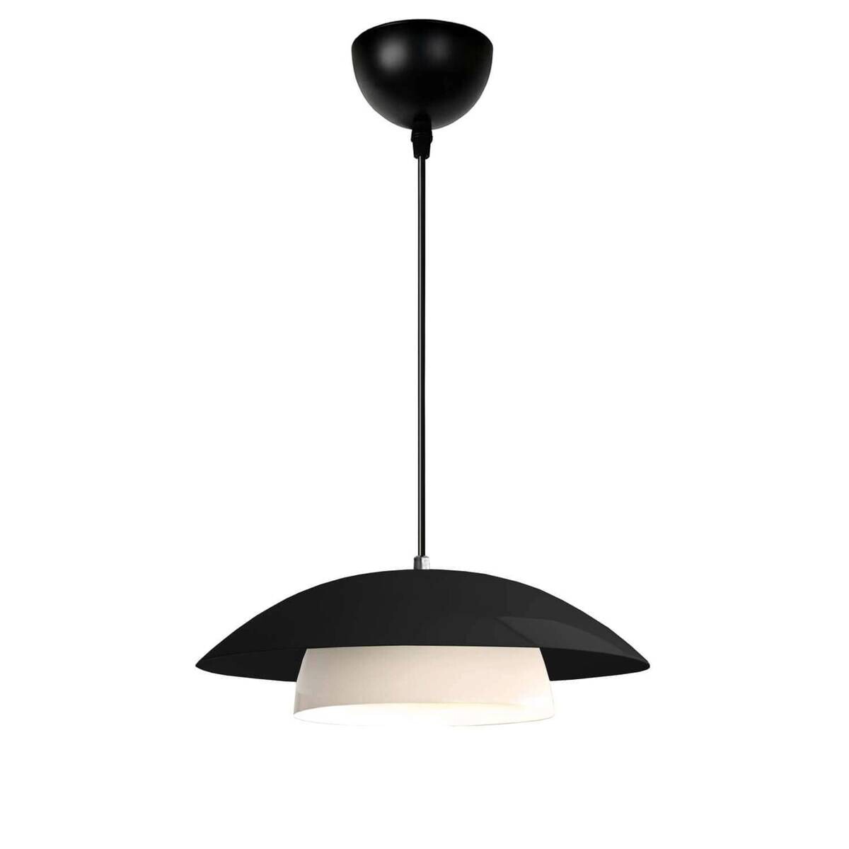 Pendelleuchte schwarz Metall B/H/L/D: ca. 36x100x36x36 cm E27 1 Brennstellen