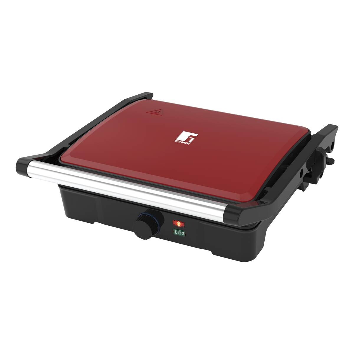 BERGNER Kontaktgrill schwarz Polypropylen B/H/L: ca. 15x36,5x38 cm