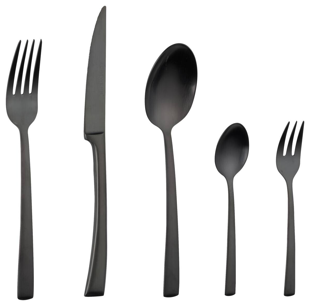 ECHTWERK Besteckset Avelino schwarz Edelstahl 30 tlg.