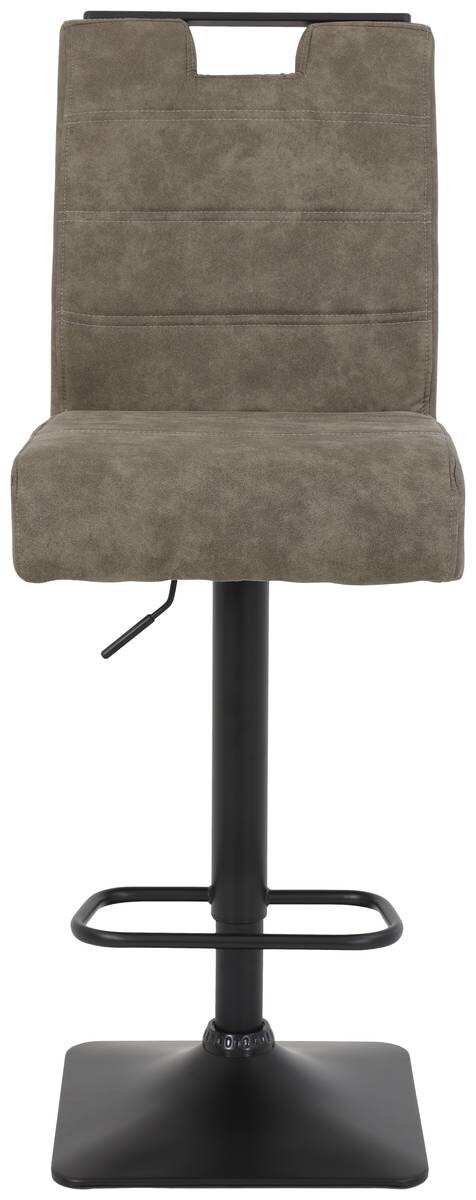 Barhocker Jill schlamm Vintage Microfaser B/H/T: ca. 43x106x57 cm