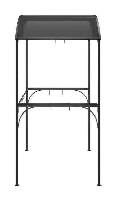 vidaXL Pavillon anthrazit Stahl B/H/T/L: ca. 115x230x115x220 cm