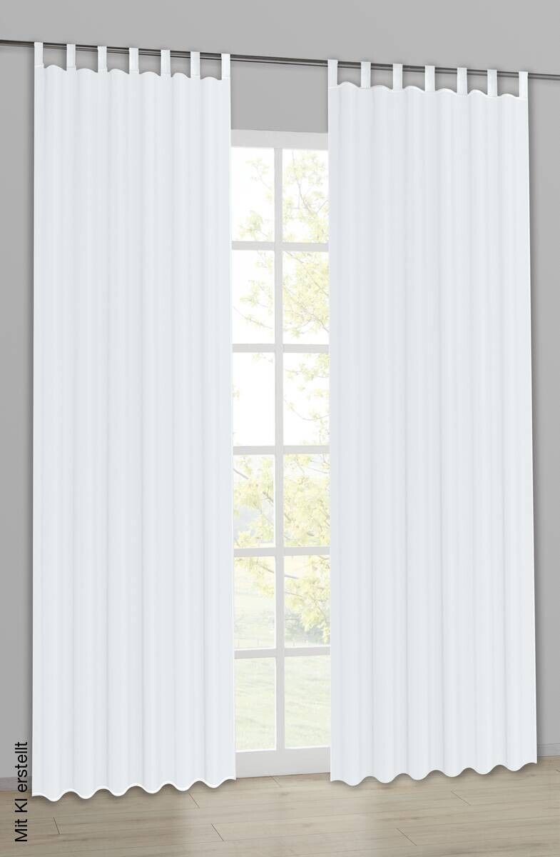 POCOline Kombivorhang Nouveau weiß B/L: ca. 140x245 cm