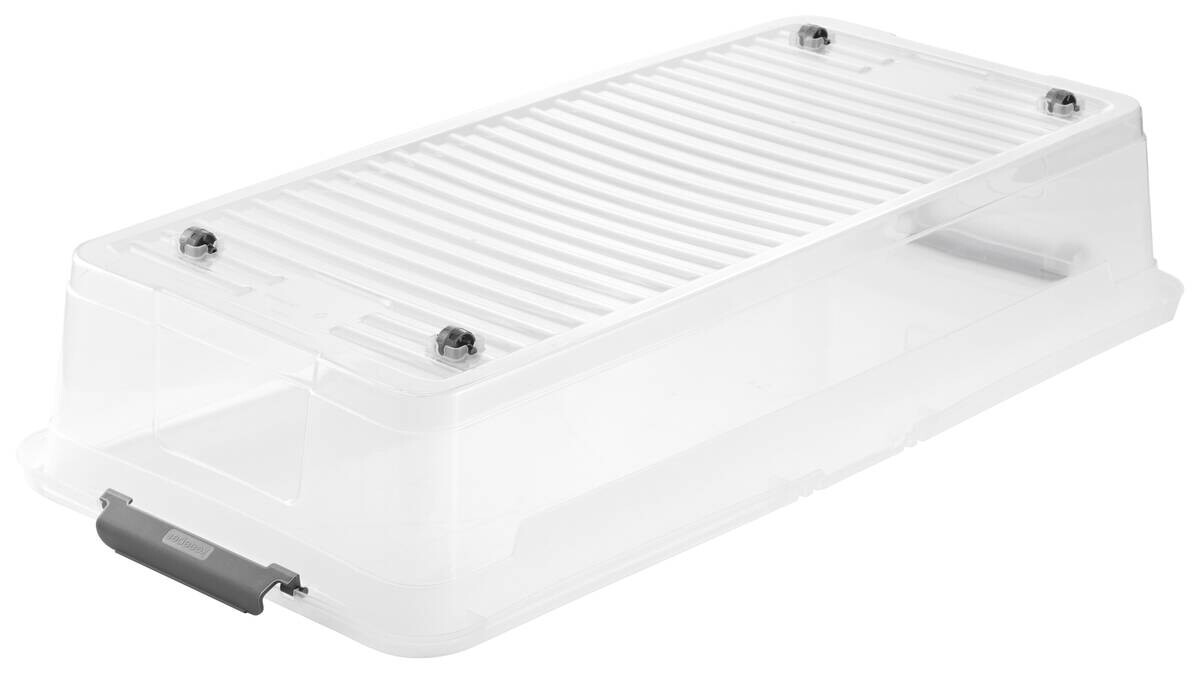 Aufbewahrungsbox transparent B/T/L: ca. 38x77x38 cm