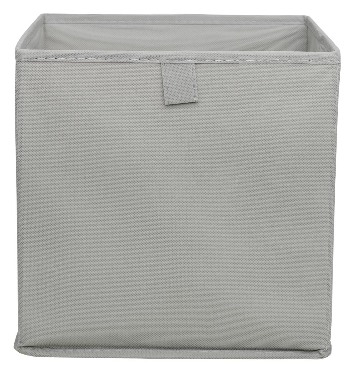 Stoffbox grau B/H/T: ca. 24x24x24 cm