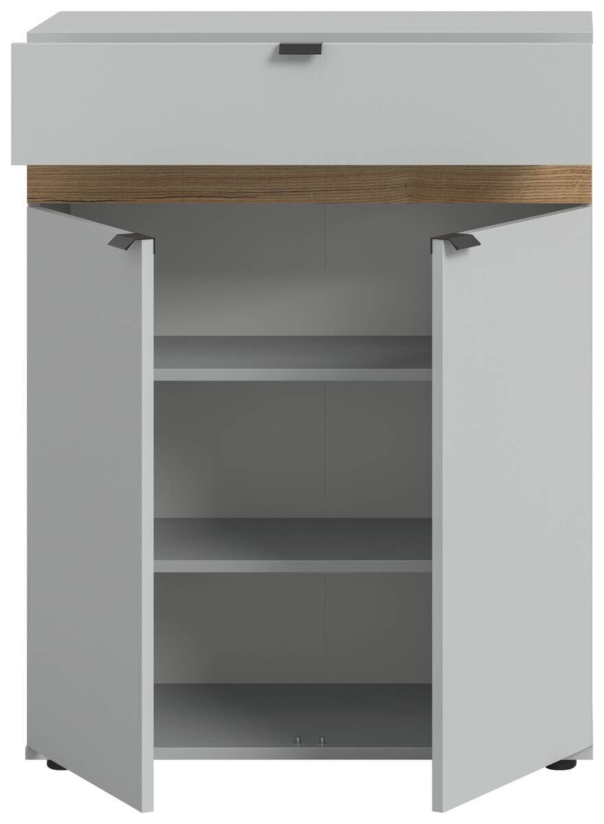 Schuhkommode Naro weiß Evoke Oak Nachbildung B/H/T: ca. 75x98x37 cm