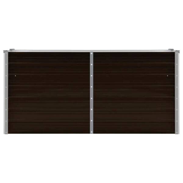 Hochbeet braun Stahl B/H/L: ca. 40x77x160 cm
