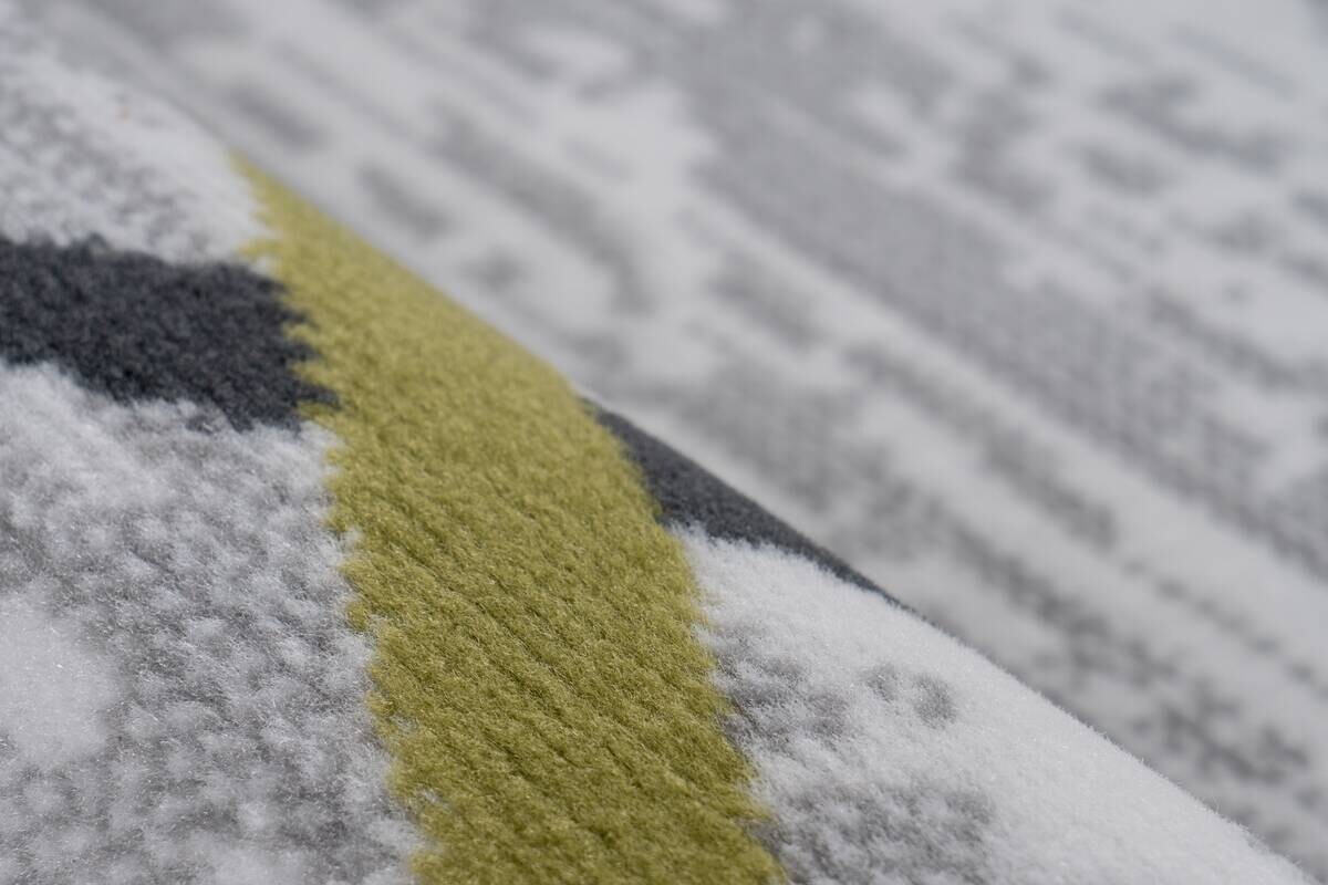 Kayoom Kurzflorteppich Vancouver 110 grau B/L: ca. 120x170 cm