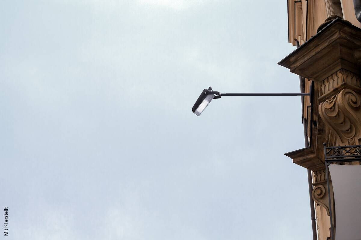 LED-Außenwandleuchte schwarz klar B/H/T/L: ca. 14x5x83,5x83,5 cm