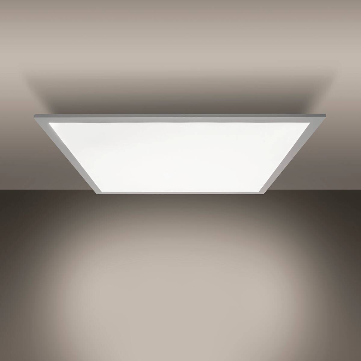 Näve Leuchten Deckenleuchte 1388223 weiß Metall Kunststoff B/H/T: ca. 45x6x45 cm null 1 Brennstellen