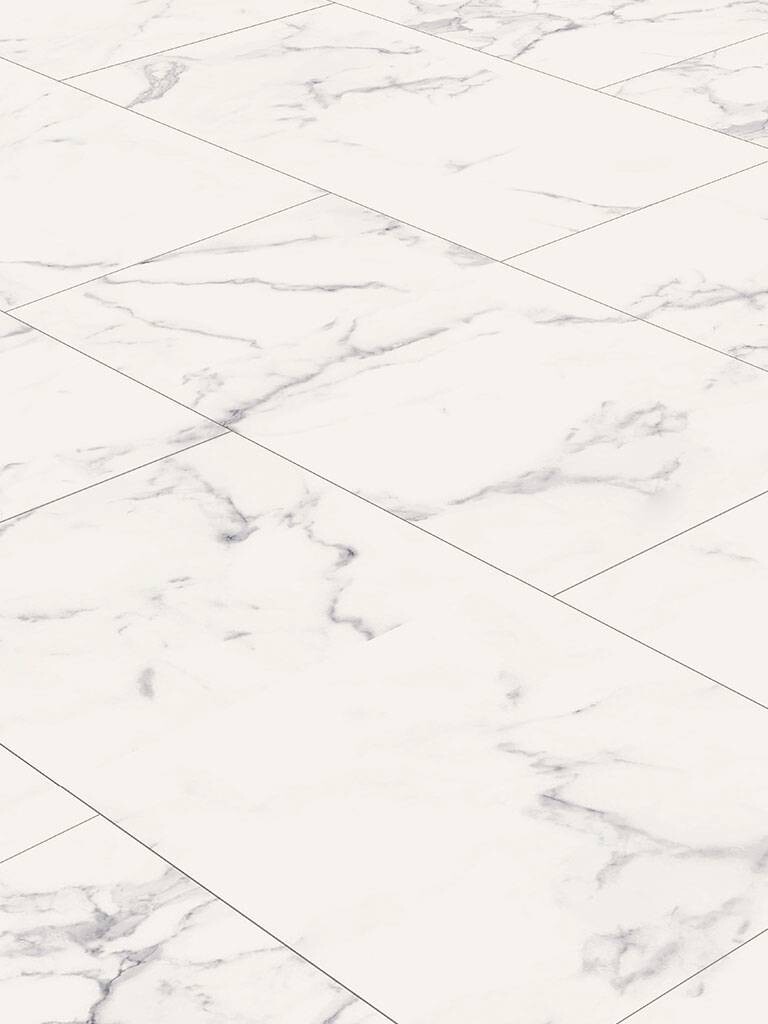 Musterstück Click-Vinyl Rinkam Marmor weiß B/L/S: ca. 22x32x0,4 cm