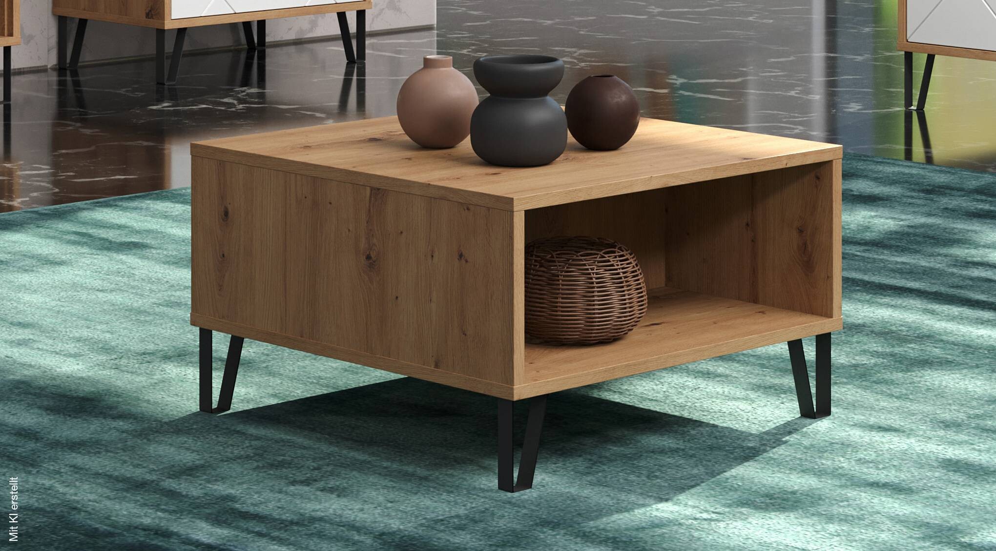 Couchtisch Touch Eiche Artisan Nachbildung B/H/T: ca. 60x37x60 cm