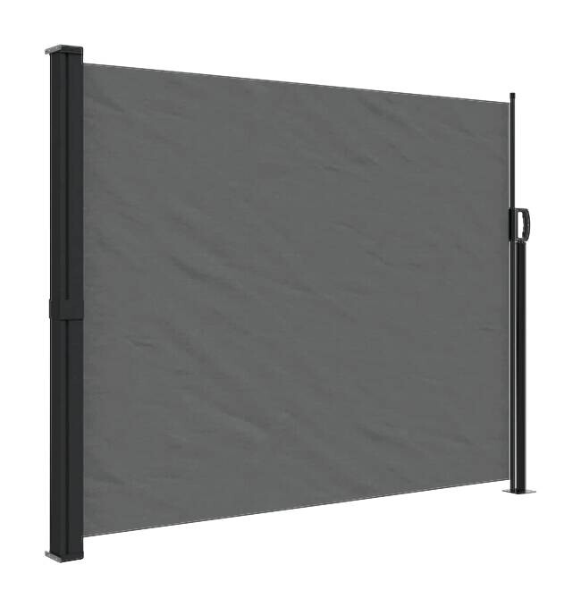 vidaXL Seitenmarkise anthrazit B/T/L: ca. 160x500x500 cm