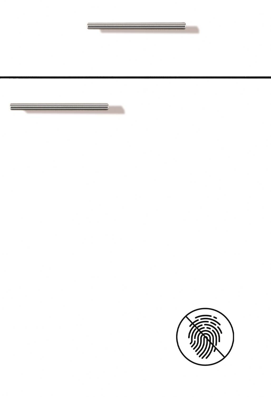 pino Küchenblock PN210 Graphit supermatt B/H/T: ca. 280x220,6x60 cm