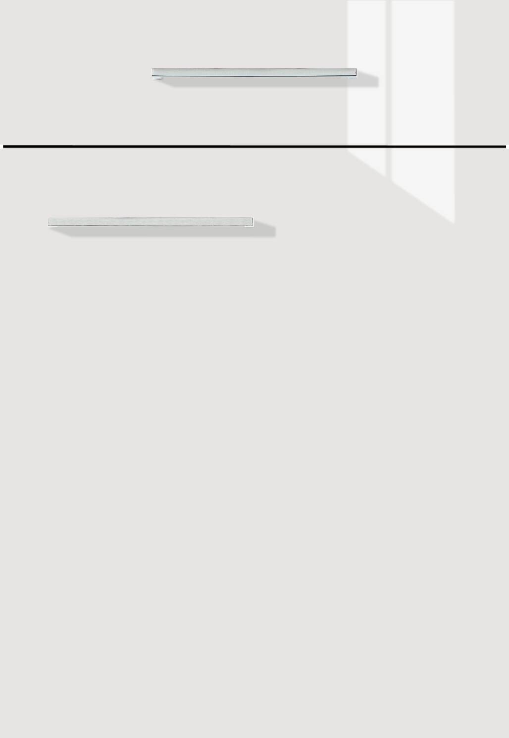 Impuls Küchenblock IP4050 rot Hochglanz weiß Hochglanz B/T: ca. 310x60 cm