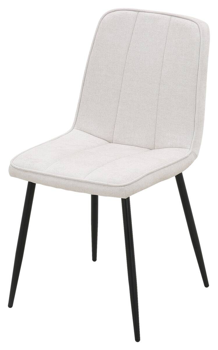 Stuhl KIM beige Webstoff B/T: ca. 45x87 cm