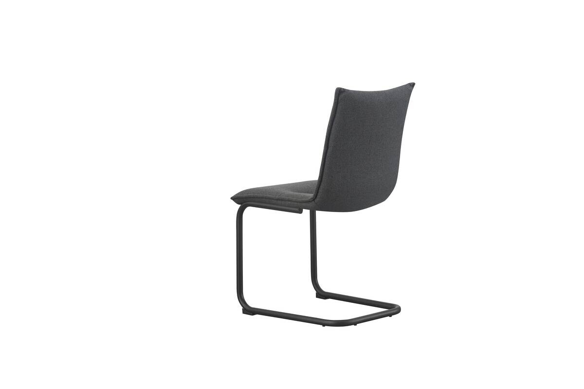 Schwingstuhl SONJA, 2er Set anthrazit Webstoff B/H/T: ca. 46x89x57 cm