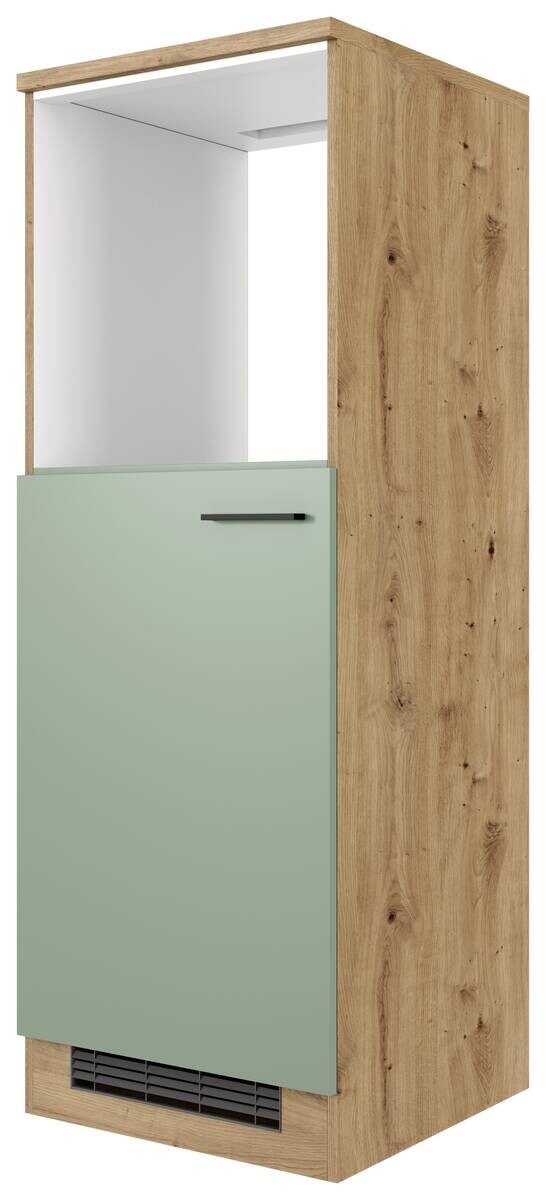 Kühlumbauschrank Cara grün B/H/T: ca. 60x168,5x60 cm