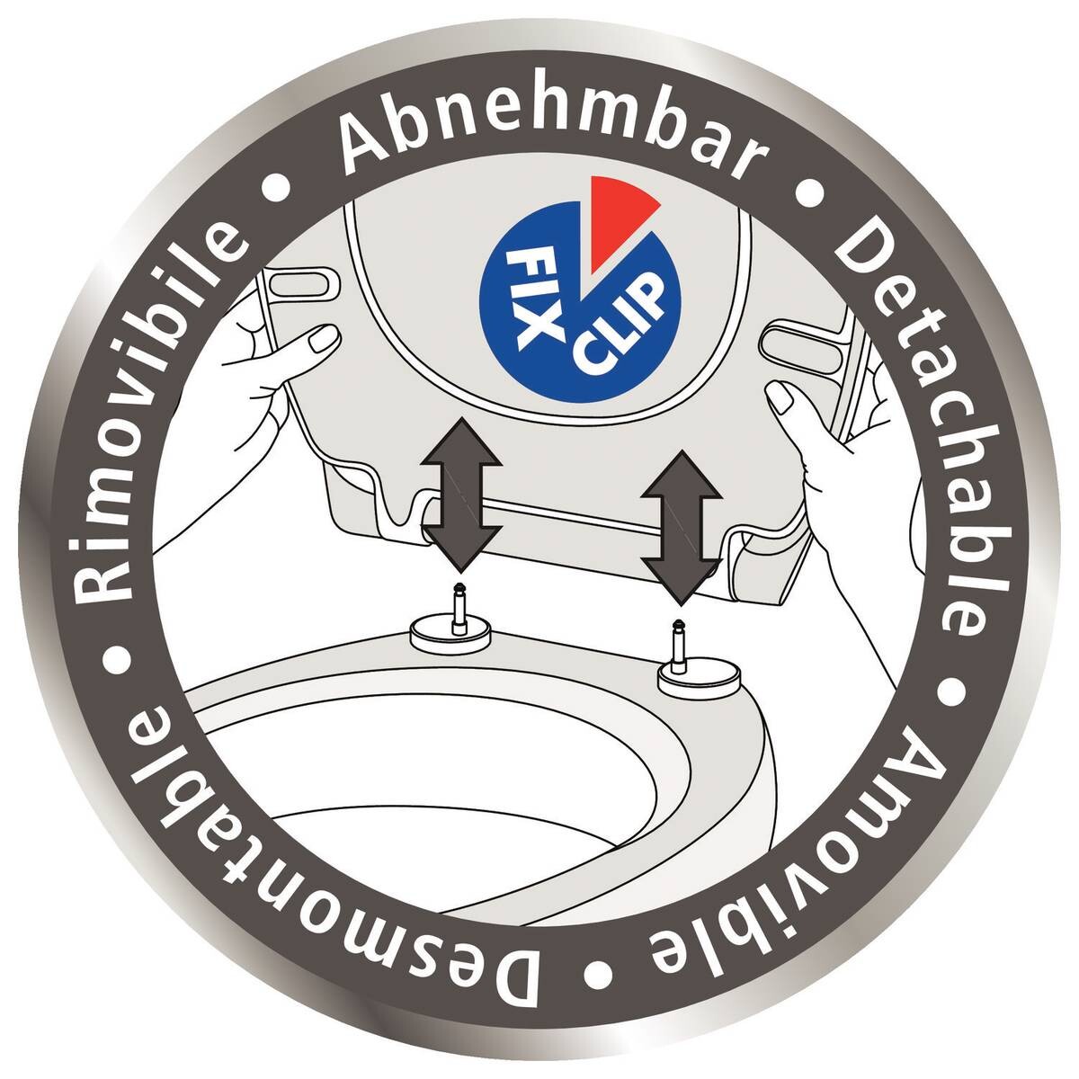 WENKO WC-Sitz Sereno Thermoplast