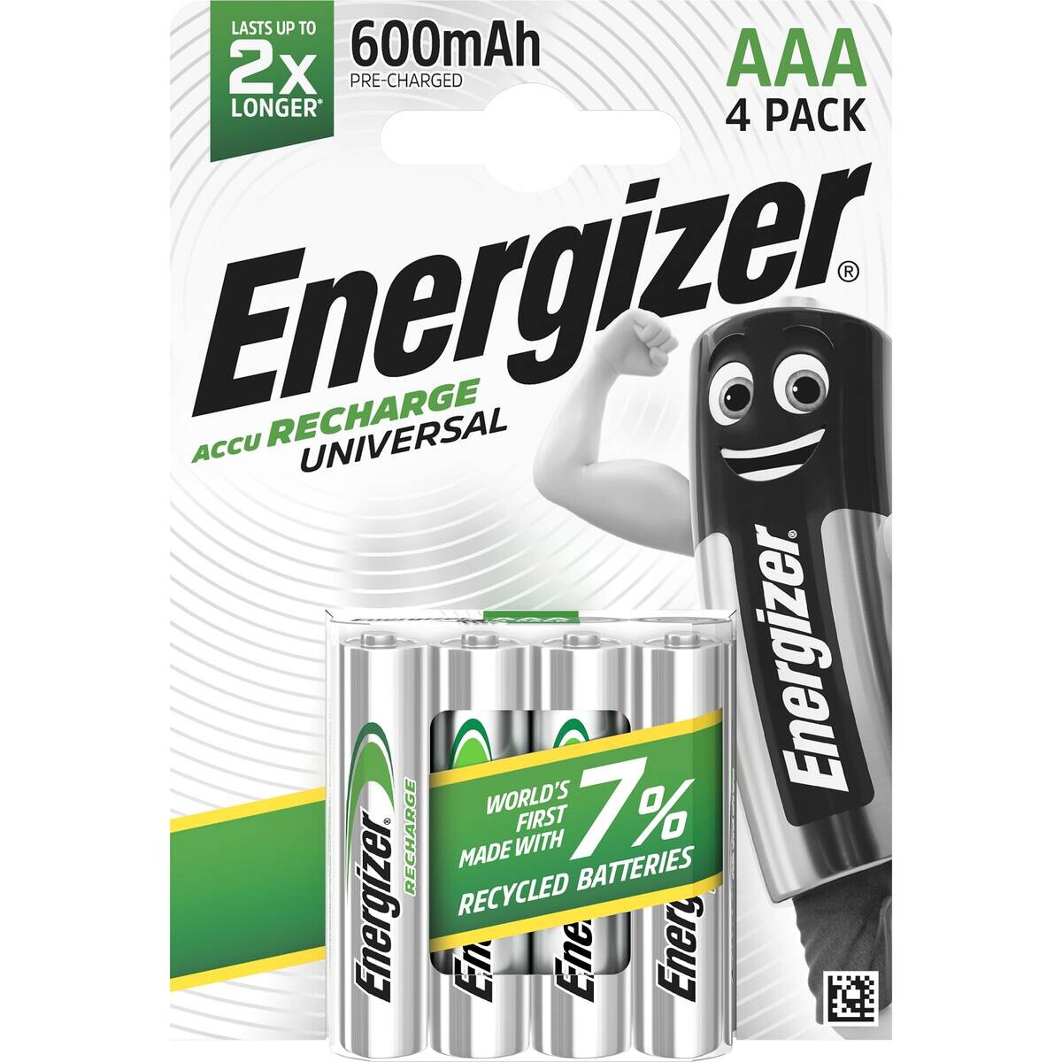 Energizer Akku NiMH AAA/Micro (HR03) 4er Pack