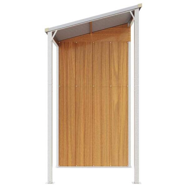 vidaXL Gartenhaus braun B/H/T: ca. 277x181x110,5 cm